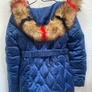 Blue winter jacket